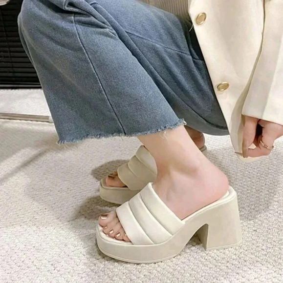 Platform Thick-Soled Women\ Sandals Summer New Thick And High-Heeled - Picture 3 of 6